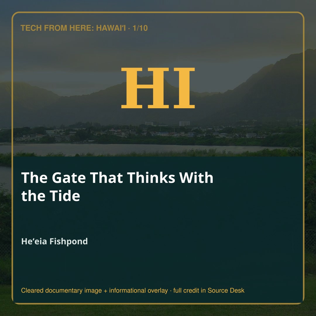 The Gate That Thinks With the Tide. A documentary-led visual story with the evidence kept in view.