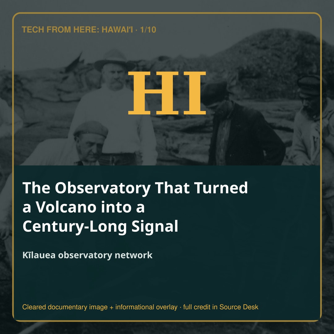 The Observatory That Turned a Volcano into a Century-Long Signal. A documentary-led visual story with the evidence kept in view.