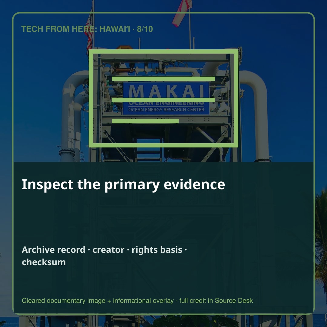 Inspect the primary evidence. The originating archive, creator, rights basis, caption, and file checksum are preserved in the Visual Source Desk.