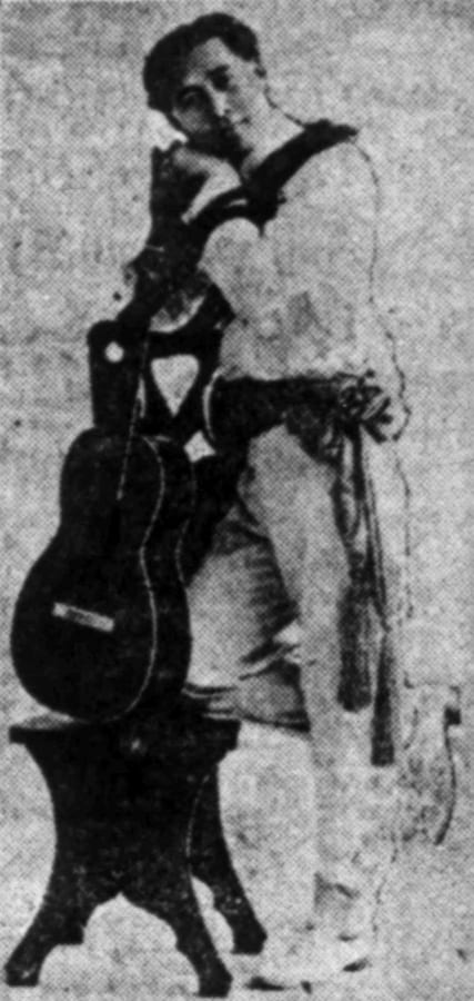 1918 newspaper feature on Joseph Kekuku's career.