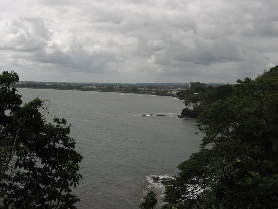 Photograph of Hilo Bay.