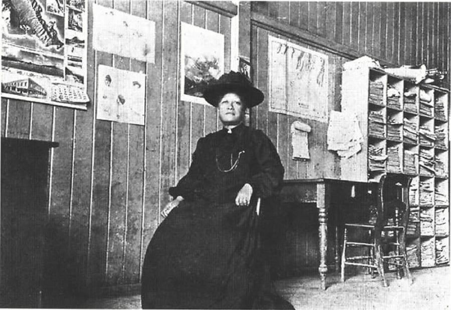 Portrait of Emma Nāwahī, newspaper editor.