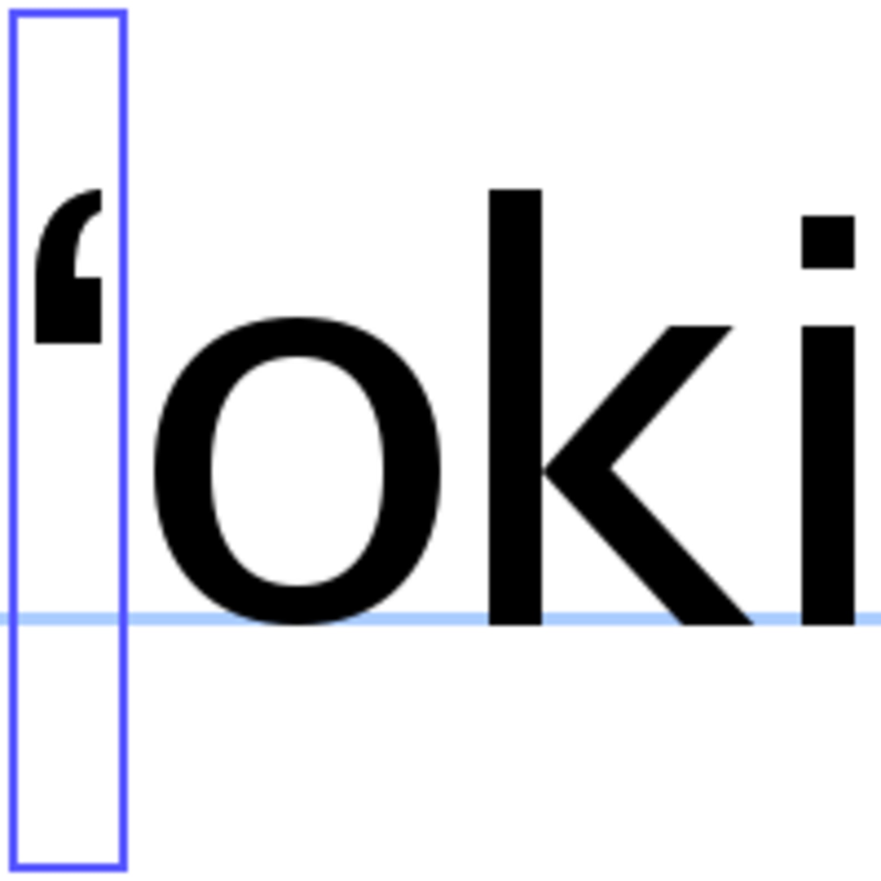 Diagram comparing apostrophe-like marks and the Hawaiian ʻokina.