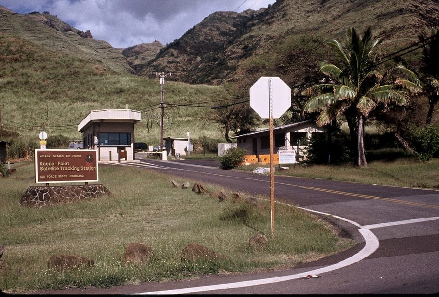 Photograph of the facility entrance and signage.